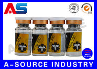 Medication Pharmaceutical Custom Vial Sticker PET / PVC  CMYK glass bottle labels
