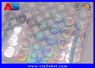 Custom 3d Holographic Tamper Evident Security Label 20mm Anti Counterfeiting