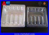 Metallic Blue Printed Pharmaceutical Packaging Box for 1ml Ampoules &amp; Blisters
