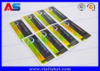 Medication Bottle 10ml Vial Labels Sticker Hologram Laser Printing Special Design labels for glass vials