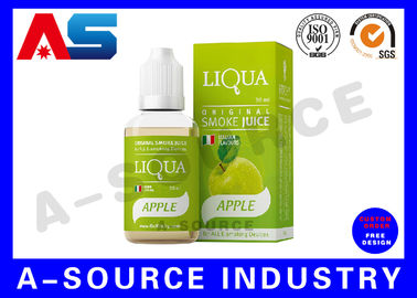 Glossy Spot Uv E Liquid Labels For 30ml / 60ml Juice Dropper Bottles
