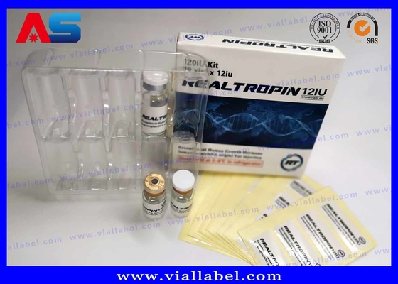 Somatropina Hgh Packaging Paper Injection Vial Box With Label