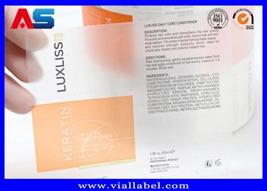 ISO 9001 Steroid Bottle Labels Name Sticker For Androgen Adhesive Transparent