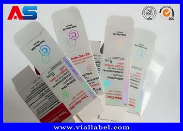 250g Steroid Powder 10ml Vial Boxes Custom Printing Waterproof