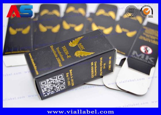 Gold Foil Printing Pharmaceutical Packaging Box SGS For 15ml Vial