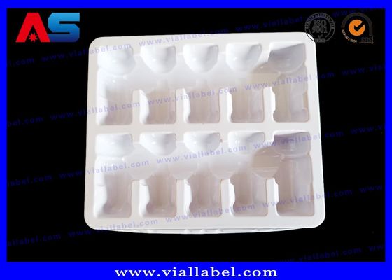 Pharmacy White 60C PVC Blister Tray Of 10 2ml Vials