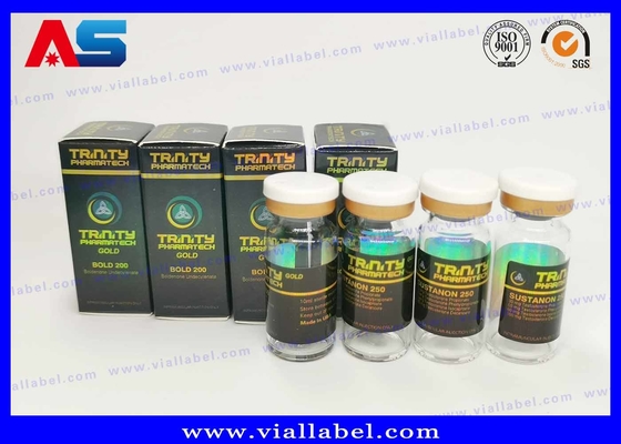 Muscle Growth Steroids 10ml Vial Bottle Labels ISO9001 Panton Colors 22x50mm