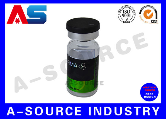 Transparent Adhesive Label Printing Labels For Boxes With Custom Logo For   for Pharmacy Vial Bottle Packaging