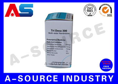 Pharmacy Paper Carton 10ml Vial Boxes Custom Vinyl Labels For Laboratory Vials 10ml bottle labels