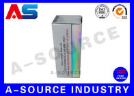 Paper Packaging 10ml Vial Boxes , Hologram 10ml Paper Vial Box With Custom Design Trenbolone / Testosterone
