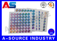 Anti - Fake Print Custom Holographic Stickers with Serial Number Scratch Off Security Code