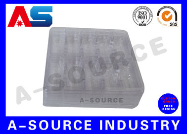 Custom Medication Blister Packaging For Pharmaceutical Glass Bottles / penicillin bottles transparent blister