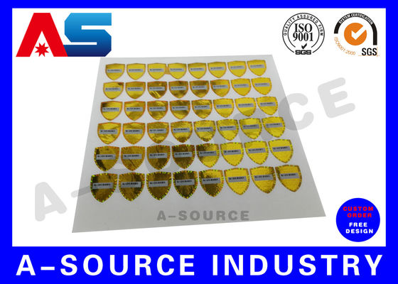 PET Custom Holographic Stickers 3d Holographic Stickers AntiCounterfeiting void sticker