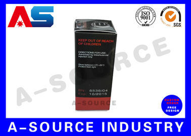 Bodybuilding / Test Enanthate Custom Packaging Boxes Printing With Free Design 10ml bottle labels