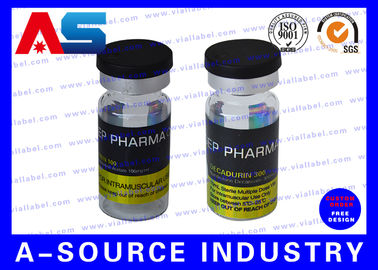 Bodybuilding Cypionate 200mg Pill Bottle Label With Laser Hologram Printing glass vial labels