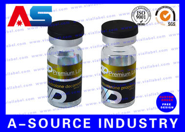 Bodybuilding Cypionate 200mg Pill Bottle Label With Laser Hologram Printing glass vial labels