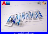 White Pharma Custom Label Rolls For Glass Vials Hologram Medicine 2ml