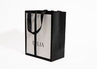 Custom Printed White Luxury Boutique Paper Bag 250g For Clothes