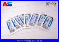 Pharmaceutical Injection Medication Glass Vial Labels 25x60mm Laser Hologram Material