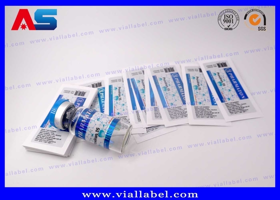 Holographic Printing Peptide 10ml Vial Labels Custom Design custom bottle stickers