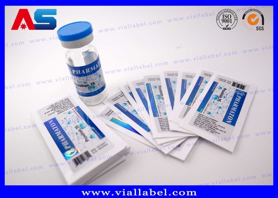Holographic Printing Peptide 10ml Vial Labels Custom Design custom bottle stickers