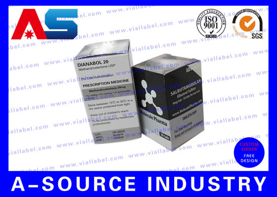 Holographic Custom Printed Boxes , Medicine Packaging Boxes For Products peptide vials