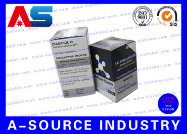 Pharmaceutical Essential Oil Box  Glossy Holographic Printing 10ml vial paper boxes