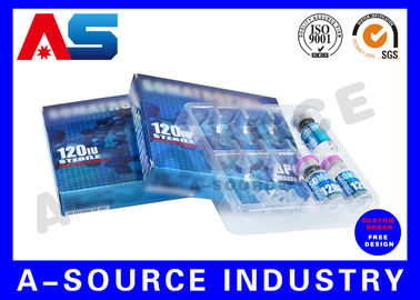 Holographic Metallic Cardboard Moving Boxes Foil Tablet For 50CC Bottles pharmaceutical packaging boxes