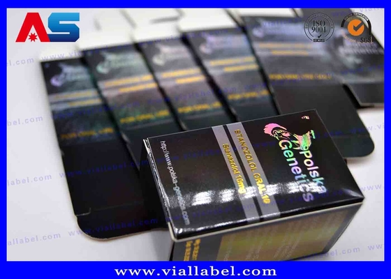 Colorful Printing Peptides Paper Box For 2ml Vial And 2ml Ampoule pharmaceutical packaging paper boxes