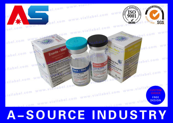 Customized ISO 9001 Pharma 10ml Vial Boxes for Storage , Regular Printing for peptide vials