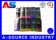 Custom Testosterone Empty 10ml Vials Box, CMYK / Panton Color 10 Ml Container