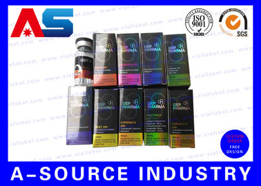 Injectable Peptide Customized color&logo printed coated paper box 10ml vial boxes bodybuilding packaging box