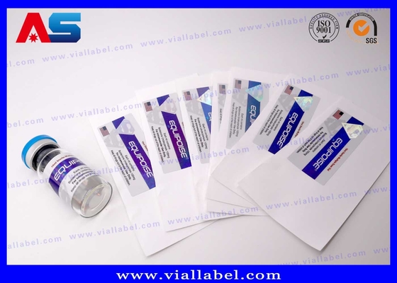 Professional 10ml Vial Labels , Anti Counterfeit Hologram Vial Stickers custom bottle labels