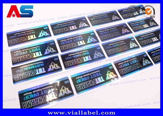 Gold / Silver Foil Decals 5ml Peptide Bottle Labels Printing Matt Lamination Vial Sticker Maker For Pharmaceutical