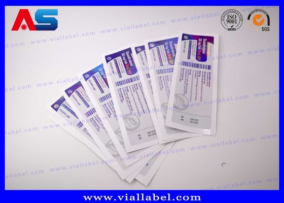 Custom Peptides Human Growth Private Label Stickers For Pharma 10ml vial labels