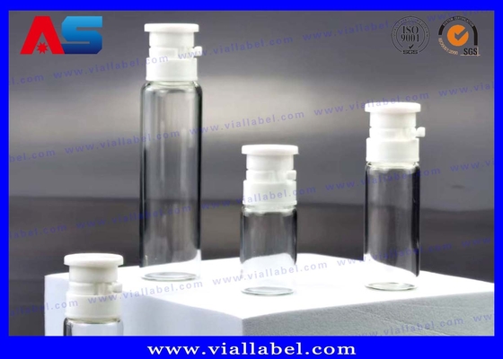 Beauty Oils 2ml 3ml  5ml 10ml Lock Top Small Glass Vials with tear-off easy pulling cap