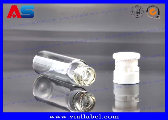 Beauty Oils 2ml 3ml  5ml 10ml Lock Top Small Glass Vials with tear-off easy pulling cap