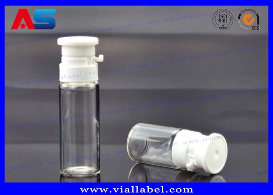 Beauty Oils 2ml 3ml  5ml 10ml Lock Top Small Glass Vials with tear-off easy pulling cap