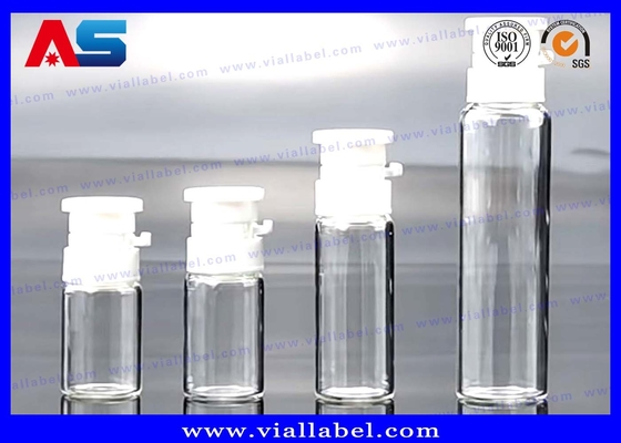 Beauty Oils 2ml 3ml  5ml 10ml Lock Top Small Glass Vials with tear-off easy pulling cap