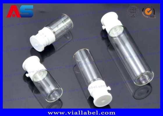 Beauty Oils 2ml 3ml  5ml 10ml Lock Top Small Glass Vials with tear-off easy pulling cap