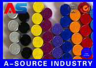 Polypropylene Purple Medicine Vial Caps Crimper , Aluminum Bottle Caps Seals 32mm