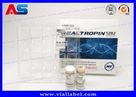 Pharmaceutical Design Printing Somatropina Hcg 2ml Vial Box Packaging With Label