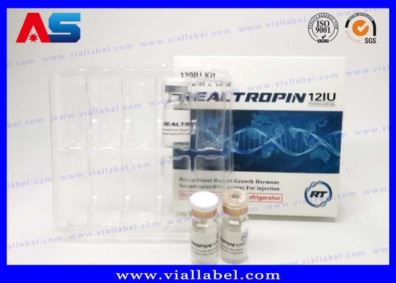 Pharmaceutical Design Printing Somatropina Hcg 2ml Vial Box Packaging With Label bodybuilding paper packaging box