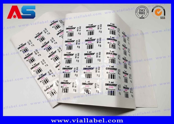 Peptide Bottles Pharmaceutical Label Printing Melanotan 2 4C for 2ml injection vial bottle