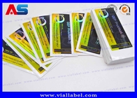 Holographic Strong Adhesive Peptides Pharmaceutical Bottle Labels 25x60mm