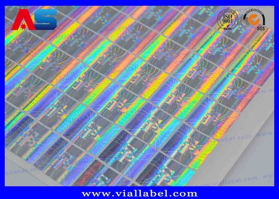 Adhesive Scratch off Holographic Seal Sticker Custom Design