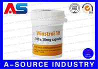Create Prescription Peptide Plastic Pill Bottle Label 80*30 mm Size Embossed