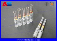 Injection Pharmaceutical Glass Ampoules With Green Ring / Yellow Ring