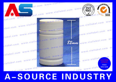 Eco - Friendly 80ml Round Plastic Pill Bottles / Medicine Bottle With Screw Cap plastic medicine bottles