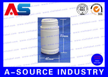 Eco - Friendly 80ml Round Plastic Pill Bottles / Medicine Bottle With Screw Cap plastic medicine bottles